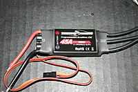 Name: IMG_6825.jpg
Views: 108
Size: 268.3 KB
Description: With the motor in its now time to install the ESC.  I'll be using the Twisted  Hobbys 45 amp ESC. I will be  installing it on the right bottom of the plane.