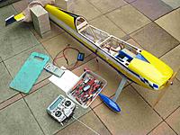 Name: P1050433.jpg
Views: 66
Size: 306.2 KB
Description: At only 5100grams AUW with some 90dm/2 flying area it will be pretty light wing loader.