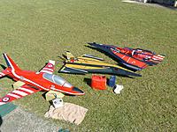 Name: P1050768.jpg
Views: 16
Size: 308.1 KB
Description: Lot of flying action with my EDF and turbine jet fleet.