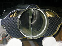Name: Picture 150.jpg
Views: 52
Size: 294.6 KB
Description: The new Carbon/Ply fan bulkhead (right before it was glued).