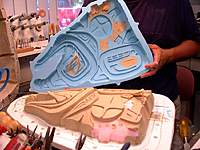 Name: Original clay part, silicone mold and case off to left.jpg
Views: 285
Size: 82.2 KB
Description: 