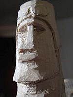Name: Horace.jpg
Views: 52
Size: 50.7 KB
Description: This was an attempt at a pilot figure based on the Easter Island statues. The grain was too coarse for the detail I was trying for.