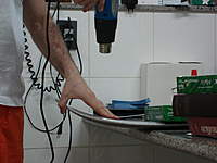 Name: DSC00492.jpg
Views: 97
Size: 53.9 KB
Description: Using hot air 20cm from the wing and feeling how much hot it is using your hands is the best way not to damage the wings. Moving the pistol all the time and a lot of pacience.