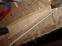 Name: Picture or Video 017.jpg
Views: 254
Size: 70.5 KB
Description: The 3/8 hardwood longeron was a bit tricky. 1/4 balsa top piece going on.