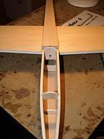 Name: Picture or Video 042.jpg
Views: 266
Size: 60.8 KB
Description: Leaving the nose sheeting off for now until I've glassed inside. I think the front former would be better fitted with the ply side to the rear as this forms the front of the radio hatch, drawing showed it this way round though.