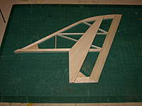 Name: Picture 029.jpg
Views: 73
Size: 66.7 KB
Description: Added the first 1/8th sheet panel and a doubler to the lowest rib, slightly unclear on the plan how long it should be so I ran it full length.