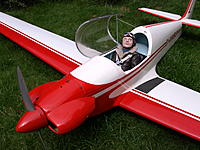 Name: Picture 082.jpg
Views: 141
Size: 274.3 KB
Description: Pilot is mine borrowed from a Tiger Moth, WWII goggles might be excessive but it's better than an empty cockpit!