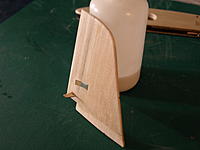 Name: PC047259.jpg
Views: 65
Size: 124.7 KB
Description: Fin and rudder, hinged with Diamond tape on one side, a thin aluminium strip is supplied, passes through the fin and is glued down both sides. It acts as a right rudder and rudder neutral stop.