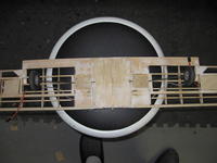 Name: 38i.jpg
Views: 170
Size: 55.3 KB
Description: The landing gear installed on the wing.  I cut out two 1/32" plywood plates to screw the landing gear into the wing.  Also the wing fairing is complete.