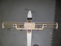 Name: 38j.jpg
Views: 144
Size: 44.0 KB
Description: Here is another top view of the wing without the ailerons being attached.