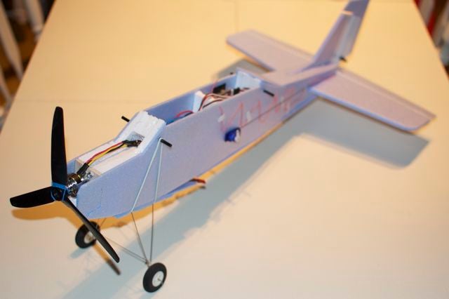 blue baby rc plane