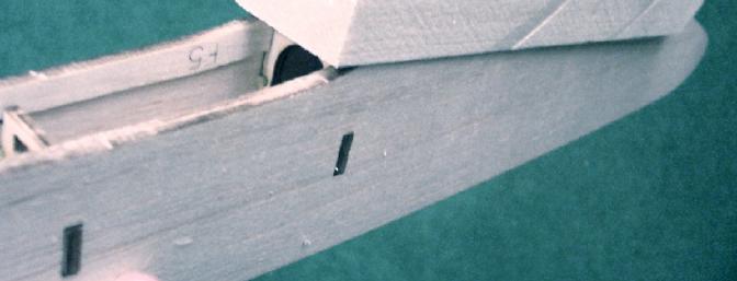 The canopy block was tacked down, and would be pried free after shaping.