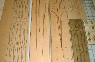 Everything but the built up tail group is laser cut, making the build speedy and accurate.