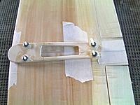 Name: ham 7.jpg
Views: 148
Size: 136.6 KB
Description: Gluing the wing bolt nuts to the ply backing plate