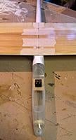 Name: ham 9.jpg
Views: 146
Size: 56.0 KB
Description: Wings bolted in place whilst the ply backing plate glue is curing