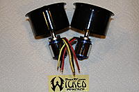 Name: IMG_3947.jpg
Views: 15
Size: 147.5 KB
Description: A pair of Don's RC Wicked Plus 4000 kV EDF motors installed in the stock 6-bladed fans.