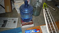 Name: DSCN0595.jpg
Views: 37
Size: 191.1 KB
Description: A little weight to ensure everything sets flat and even. Fin is on the bottom, under those books and 5 gal. of water.