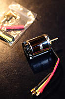 Name: DSC_6617.jpg
Views: 130
Size: 43.5 KB
Description: Turbo Ace 804 Supremo
Specifiation:
Motor Kv 3950 RPM / Volt 
No-Load Current (Io) 2.35 Amps @ 10 volts
Motor Resistance (Rm) 0.022 Ohms
Max Continuous Current 46 Amps
Max Continuous Power 495 Watts
Weight 82 Grams
Outside Diameter 27.9 mm (1.098 