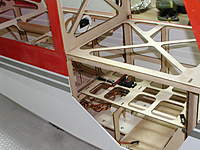 Name: 052.jpg
Views: 519
Size: 82.6 KB
Description: Shot of lower Receiver, rudder servo and battery tray in place