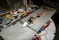 Name: motor_pod_quarter.jpg
Views: 15
Size: 218.0 KB
Description: Currently sporting a 12 x 10 APC-E prop, I still think I'll be able to get a 14 x 10 prop in place.   That is a Castle ICE 50 mocked in place.