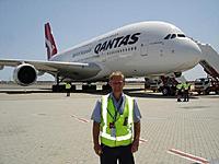 Name: Ian.jpg
Views: 11
Size: 35.2 KB
Description: Me in front of the first A380 delivery to Qantas. I was one of only a hand full of non VIP's allowed on board to have a look.