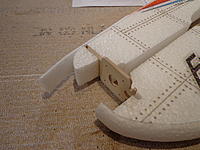 Name: DSC00149.jpg
Views: 171
Size: 239.2 KB
Description: Step 13f - Attach the two pieces making sure that it is all the way against were the fuselage strip extends from.