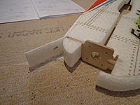 Name: DSC00150.jpg
Views: 163
Size: 224.5 KB
Description: Step 13g - Coat the remain fuselage strip and mating surface of the nose piece with Welders and let tack up.