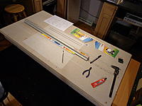 Name: DSC00086.jpg
Views: 178
Size: 163.6 KB
Description: Step 16c - With a straight edge cut a shallow slot for the carbon rod. Cut the rod in half.