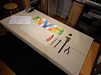 Name: DSC00091.jpg
Views: 159
Size: 182.1 KB
Description: Step 17b - Coat the spar and mating slot with Welders and assembly, weigh down or secure in some other way until dry. Make sure to do this on parchement paper as well.