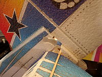 Name: DSC00275.jpg
Views: 162
Size: 265.5 KB
Description: Step 26i - Add a fillet of Welders all around the rudder and fuselage.