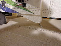 Name: DSC00280.jpg
Views: 161
Size: 201.5 KB
Description: Step 39 - With a left over piece of carbon rod, make a little skid protector for the tail.