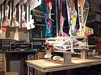 Name: 2012-11-15_05-15-45_399.jpg
Views: 85
Size: 263.0 KB
Description: The Buster on blocks, having the Upper wing Re-Attached!