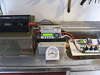 Name: Charger Station1.jpg
Views: 105
Size: 250.0 KB
Description: Fairly basic setup. E-Fuel 30 Amp Charger, iCharger 206B