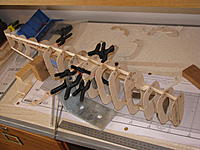 Name: B-24 adding rightside formers.jpg
Views: 69
Size: 236.1 KB
Description: I'm sort of following Guillows method.  Picked up the tip of using angled brackets to hold things to from Smokin' Beaver (Phil)
