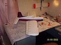Name: ready.jpg
Views: 75
Size: 179.6 KB
Description: Added wings and tail feathers and done. throw a little paint on her and she is ready for testing