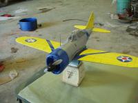 Name: Buff Final Frt Lft.jpg
Views: 2295
Size: 65.0 KB
Description: F2A Buffalo- Foam build from Fidders Green paper model 42"ws