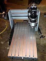Name: 3.jpg
Views: 432
Size: 110.6 KB
Description: This is my first CNC I built myself. It has a build area of 12"x8"x3" and can work with materials as hard as billet aluminum. Great for cutting G120 and carbon fiber copter frames.