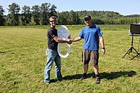 Name: IMG_2978.jpg
Views: 118
Size: 177.2 KB
Description: Rick presents the victor with the trophy, courtesy of Adam.