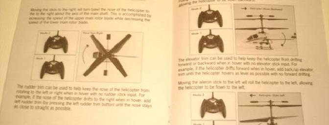 the manual supplies good basic instruction for new pilots.