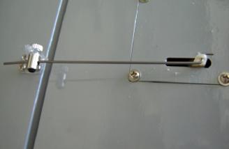The servo covers installed, the ailerons hinged and attached with the control horn installed and connected to the servo.