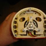 Mounting the motor was a very simple process: bolt motor to mount, bolt mount to frame.