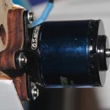 Per the instructions for this motor I used three motor mount sections to properly position the motor.