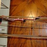Elevator control rod in center of fuselage runs from servo under wing out to the canard.