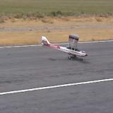 Instructor Jeff testing out the state of the art flexible wing mount as he tries to turn too quickly after landing. (It passed.)