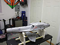 Name: DSCF1303.jpg
Views: 639
Size: 68.6 KB
Description: The fuselage on the bench.  It's officially started!