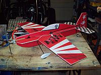 Name: 100_2013.jpg
Views: 108
Size: 215.8 KB
Description: Carbon Fiber landing gear, wheels and pants from old Cessna, cut about 1.5 inch of the wire landing gear, then just 5 minute Epoxy the wire into the Carbon Tube.
