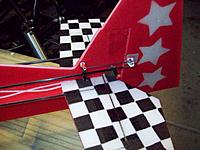 Name: 100_2014.jpg
Views: 97
Size: 210.1 KB
Description: Steerable Tail wheel, Carbon Fiber sleeve, this worked out well.