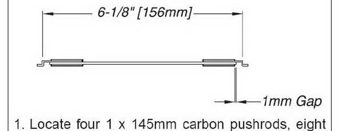 Update on the required lengths for the aileron link rods.