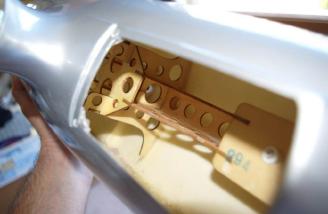 How did they build the skeleton and then insert it into the fuselage?