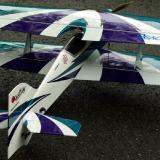 Four colors of Monokote are used in the covering scheme: Jet White, Metallic Teal, Metallic Plum and Metallic Platinum.